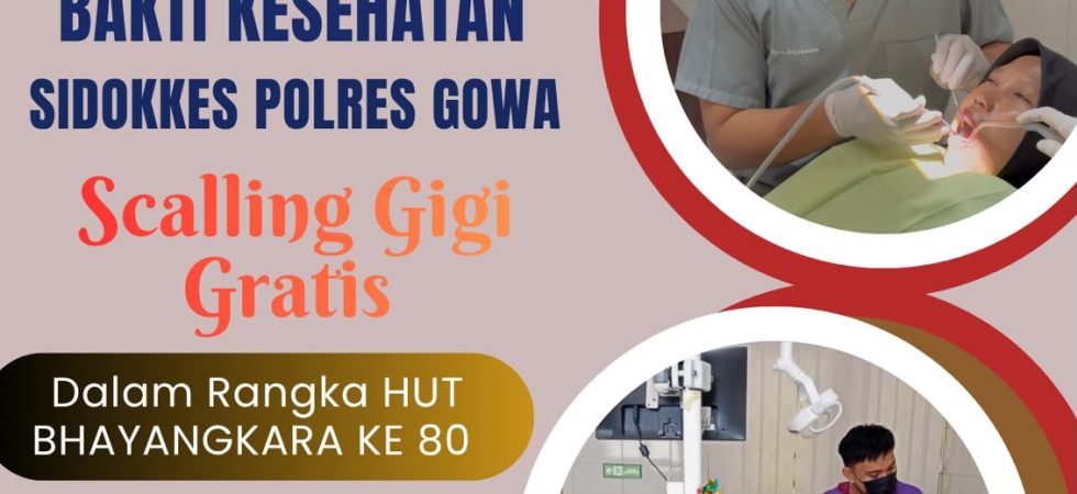 Di Usia ke-80 Bhayangkara, Polres Gowa Terus Menebar Manfaat bagi Sesama