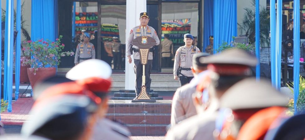 Kapolda Sulsel Pimpin Upacara Laporan Kenaikan Pangkat Personel Polri dan PNS Polri Periode 1 Juli 2026