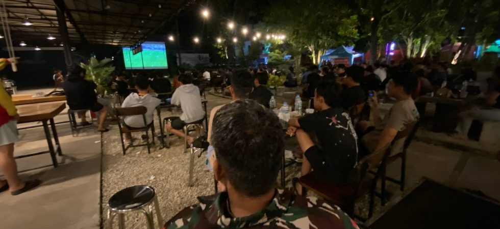 Kodim 1204/Sanggau Gelar Nobar Semifinal Piala Dunia 2026, Argentina Melaju ke Final Usai Taklukkan Inggris 2-1