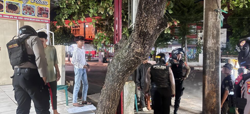 Polresta Gowa Tingkatkan Patroli Mobile Hunting, Wujud Komitmen Mewujudkan Kamtibmas yang Kondusif