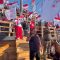 Grib Jaya Sulawesi Selatan Buat Sejarah dengan Nikmati Kapal Pinisi Pantai Losari Sambil Kibarkan 81 Bendera Merah Putih dan Bendera Grib Jaya